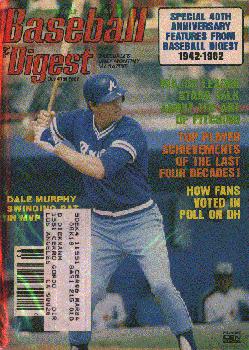 Baseball Digest Cover